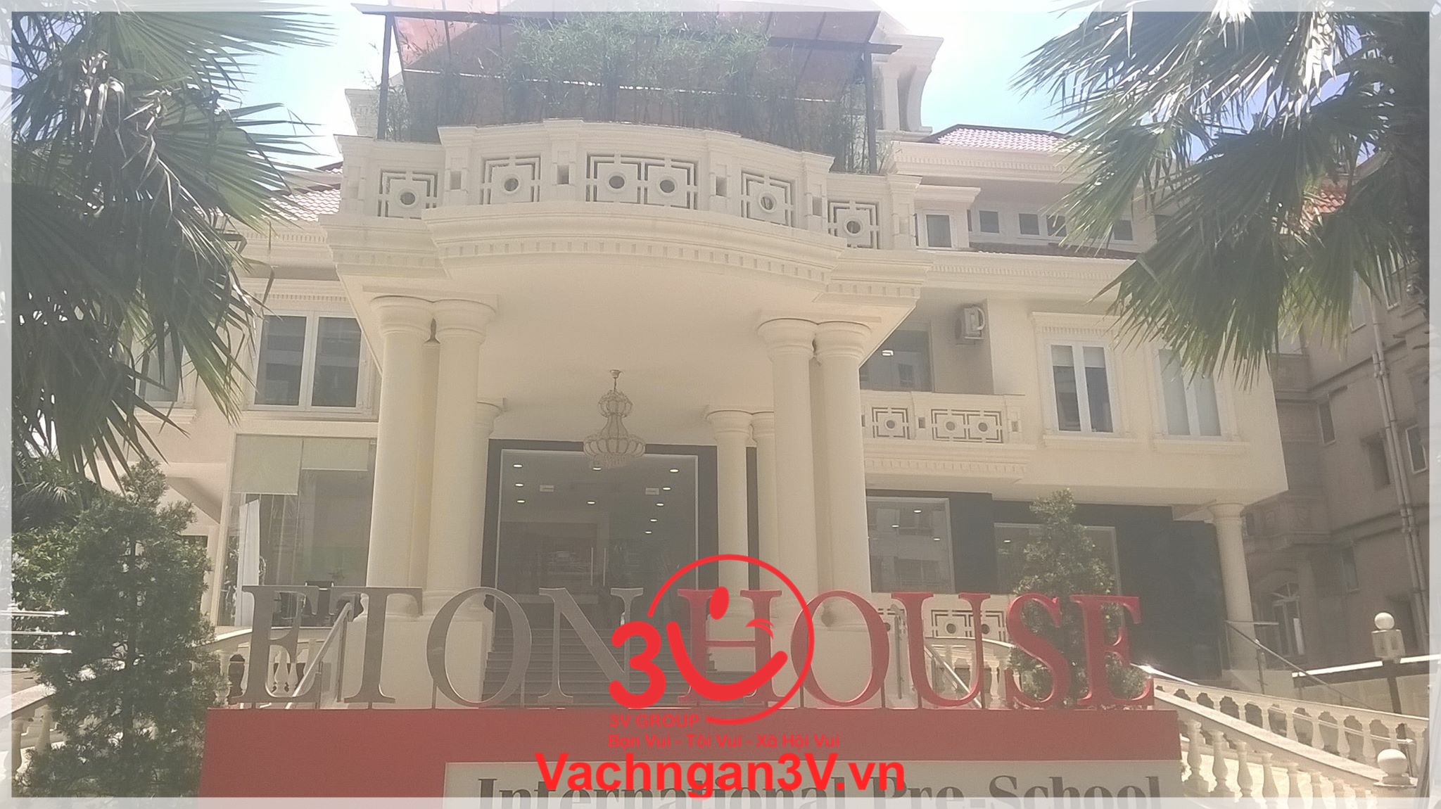 3V thi công vách ngăn vệ sinh cho trường Quốc tế EtonHouse International Pre-School- Quận 2