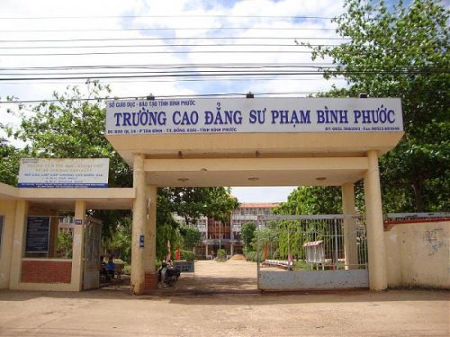 trường cao đẳng sư phạm tại Địa chỉ: QL 14 - P.Tân Bình - TX Đồng Xoài - Tỉnh Bình Phước 