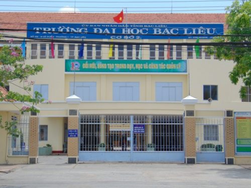 Trường đại học Bạc Liêu, địa chỉ Số 178 Đường Võ Thị Sáu, Phường 8, Thành phố Bạc Liêu