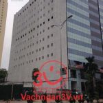 3V thi công vách ngăn vệ sinh Compact  HPL Tòa nhà Trung Tín Building – Hà Nội
